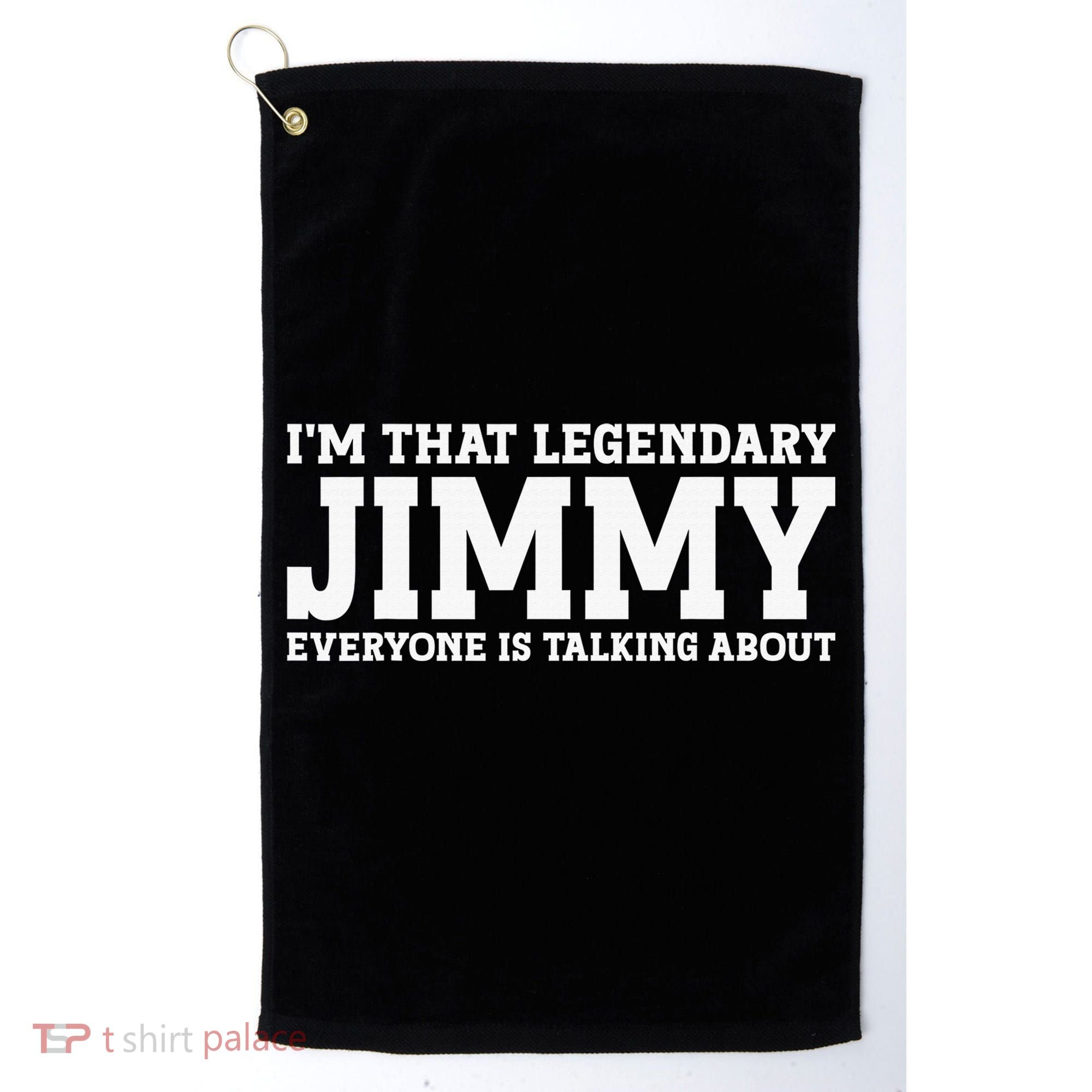 I'm Jimmy Doing Jimmy Things Funny Personalized Name Golf Towel