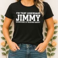I'm Jimmy Doing Jimmy Things Funny Personalized Name Women's T-Shirt thumb 2