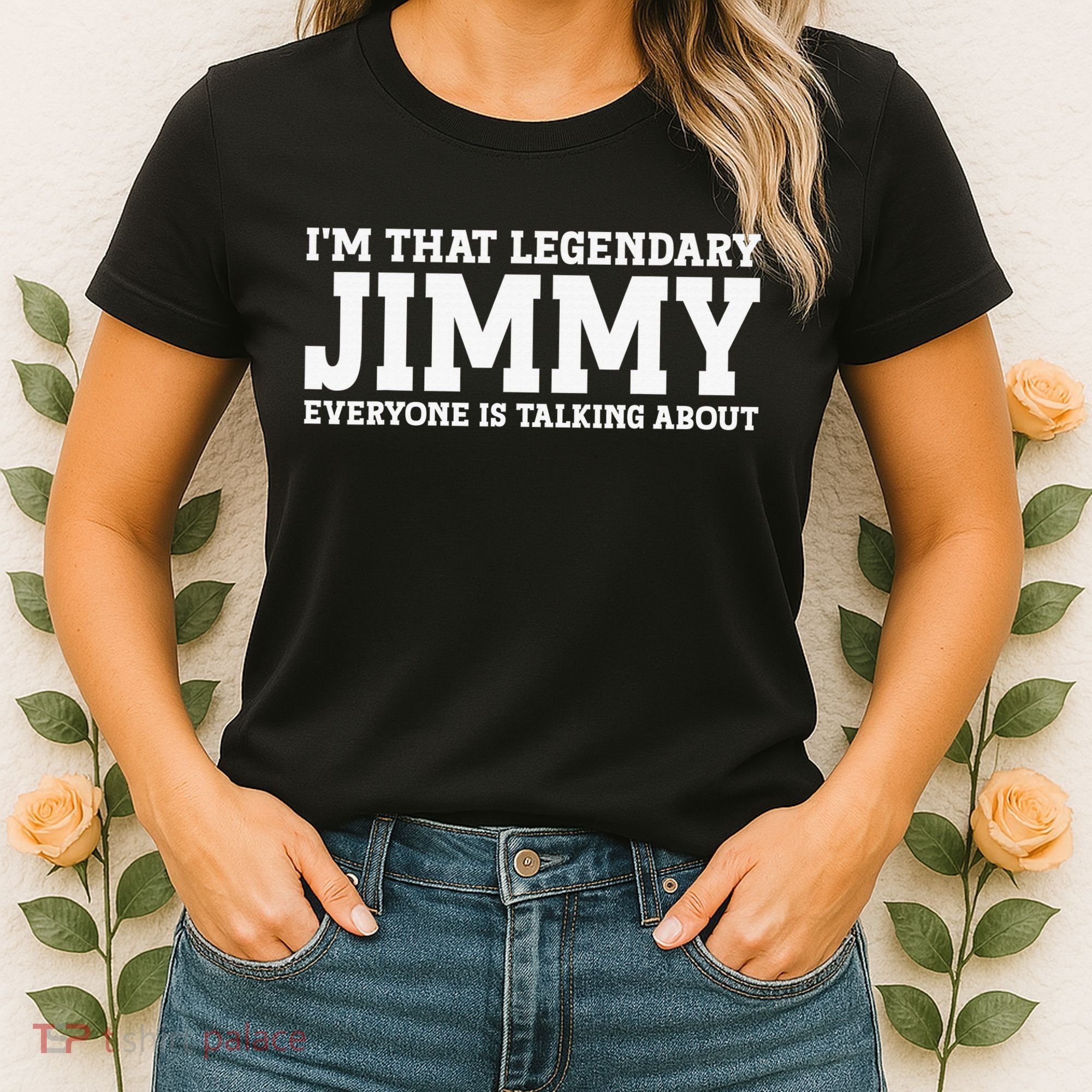 I'm Jimmy Doing Jimmy Things Funny Personalized Name Women's T-Shirt