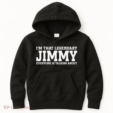 I'm Jimmy Doing Jimmy Things Funny Personalized Name Kids Hoodie