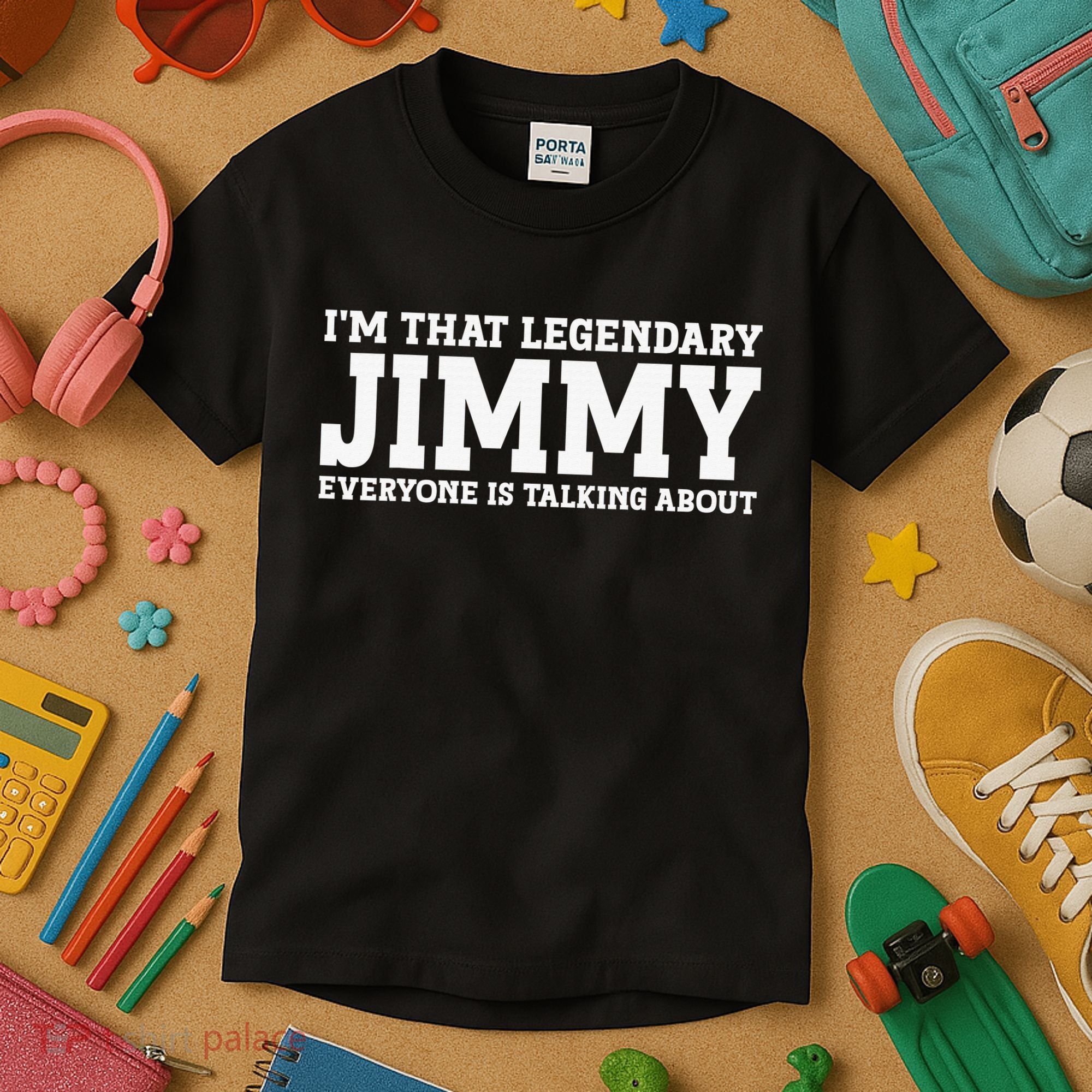 I'm Jimmy Doing Jimmy Things Funny Personalized Name Kids T-Shirt