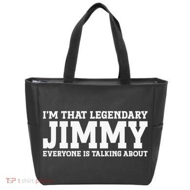 I'm Jimmy Doing Jimmy Things Funny Personalized Name Tote Bag