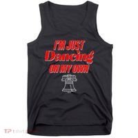 I'm Just Dancing On My Own Philadelphia Baseball Fan Tank Top thumb 0