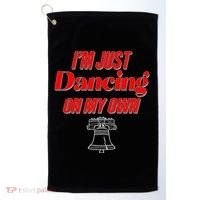 I'm Just Dancing On My Own Philadelphia Baseball Fan Golf Towel thumb 0