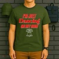 I'm Just Dancing On My Own Philadelphia Baseball Fan T-Shirt thumb 6