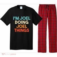 I'm Joel Doing Joel Things Funny First Name Joel Pajama Set thumb 0