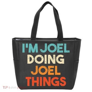 I'm Joel Doing Joel Things Funny First Name Joel Tote Bag