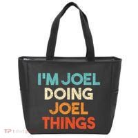 I'm Joel Doing Joel Things Funny First Name Joel Tote Bag thumb 0
