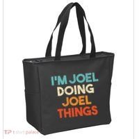 I'm Joel Doing Joel Things Funny First Name Joel Tote Bag thumb 2
