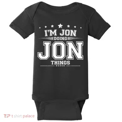 Im Jon Doing Jon Things Baby Bodysuit