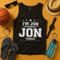 Im Jon Doing Jon Things Tank Top thumb 4