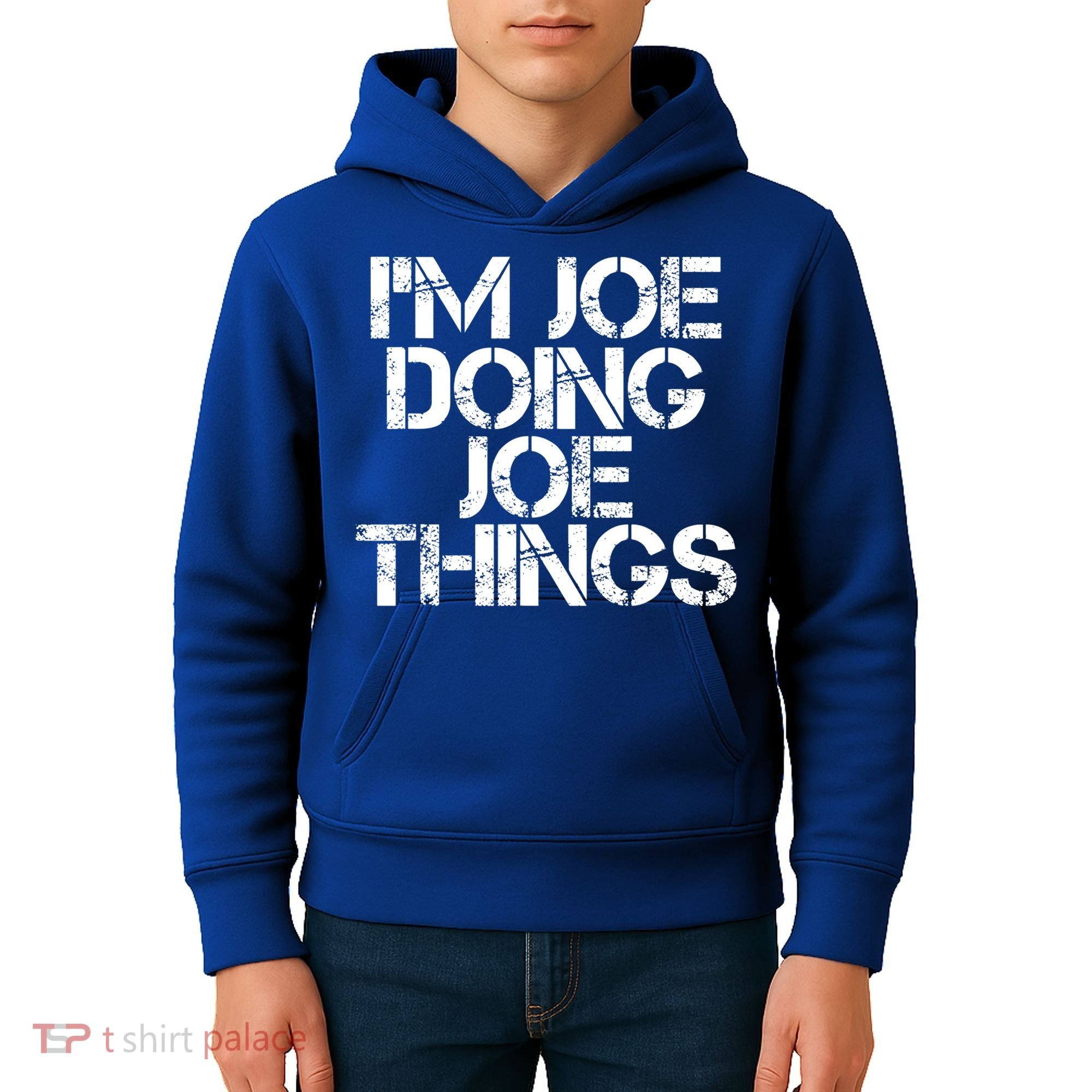 I'm Joe Doing Joe Things Gift Funny Gift Idea Kids Hoodie