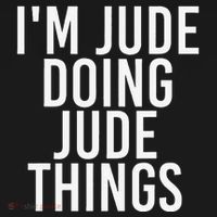 I'M JUDE DOING JUDE THINGS Funny Birthday Name Gift Idea Kids Hoodie thumb 5