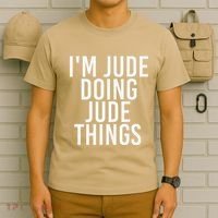 I'M JUDE DOING JUDE THINGS Funny Birthday Name Gift Idea T-Shirt thumb 6