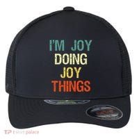 IM Joy Doing Joy Things Personalized First Name Gift Flexfit Unipanel Trucker Cap thumb 0