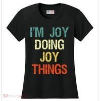 IM Joy Doing Joy Things Personalized First Name Gift Women's Cooling Performance Crew T-Shirt thumb 0