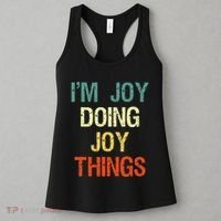 IM Joy Doing Joy Things Personalized First Name Gift Women's Tank Top thumb 3