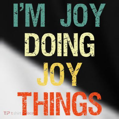 IM Joy Doing Joy Things Personalized First Name Gift Toddler Fine Jersey T-Shirt