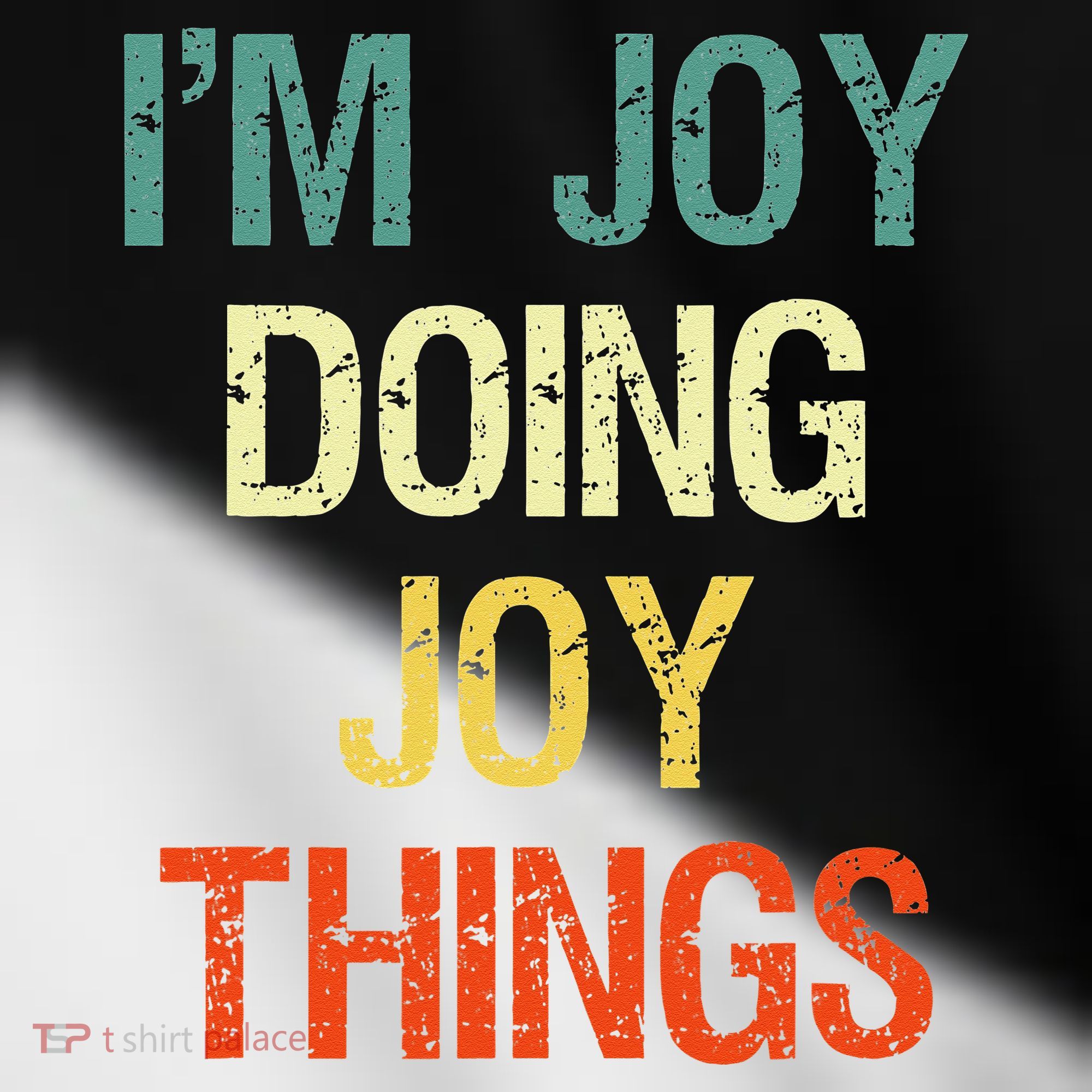 IM Joy Doing Joy Things Personalized First Name Gift Toddler Fine Jersey T-Shirt