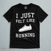 I Just Felt Like Running Marathon Gump Jog T-Shirt thumb 5