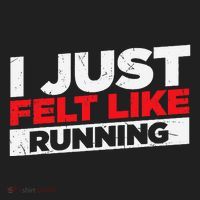 I Just Felt Like Running Runners Funny Cross A Country Beanie thumb 2