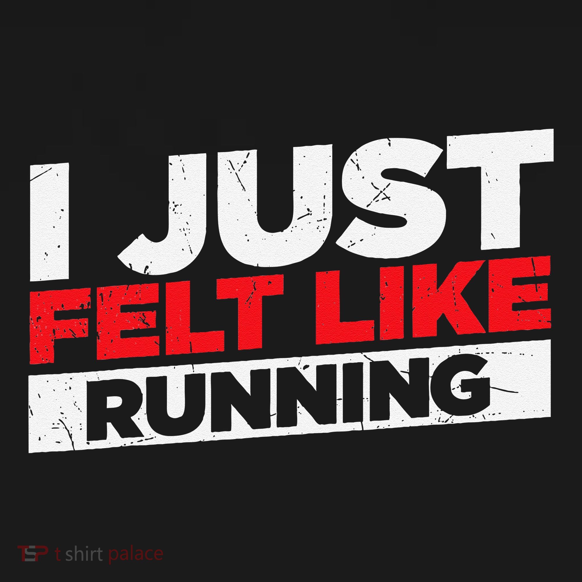 I Just Felt Like Running Runners Funny Cross A Country Mousepad