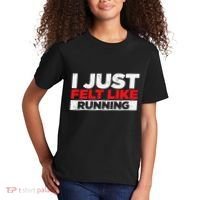 I Just Felt Like Running Runners Funny Cross A Country Kids T-Shirt thumb 2