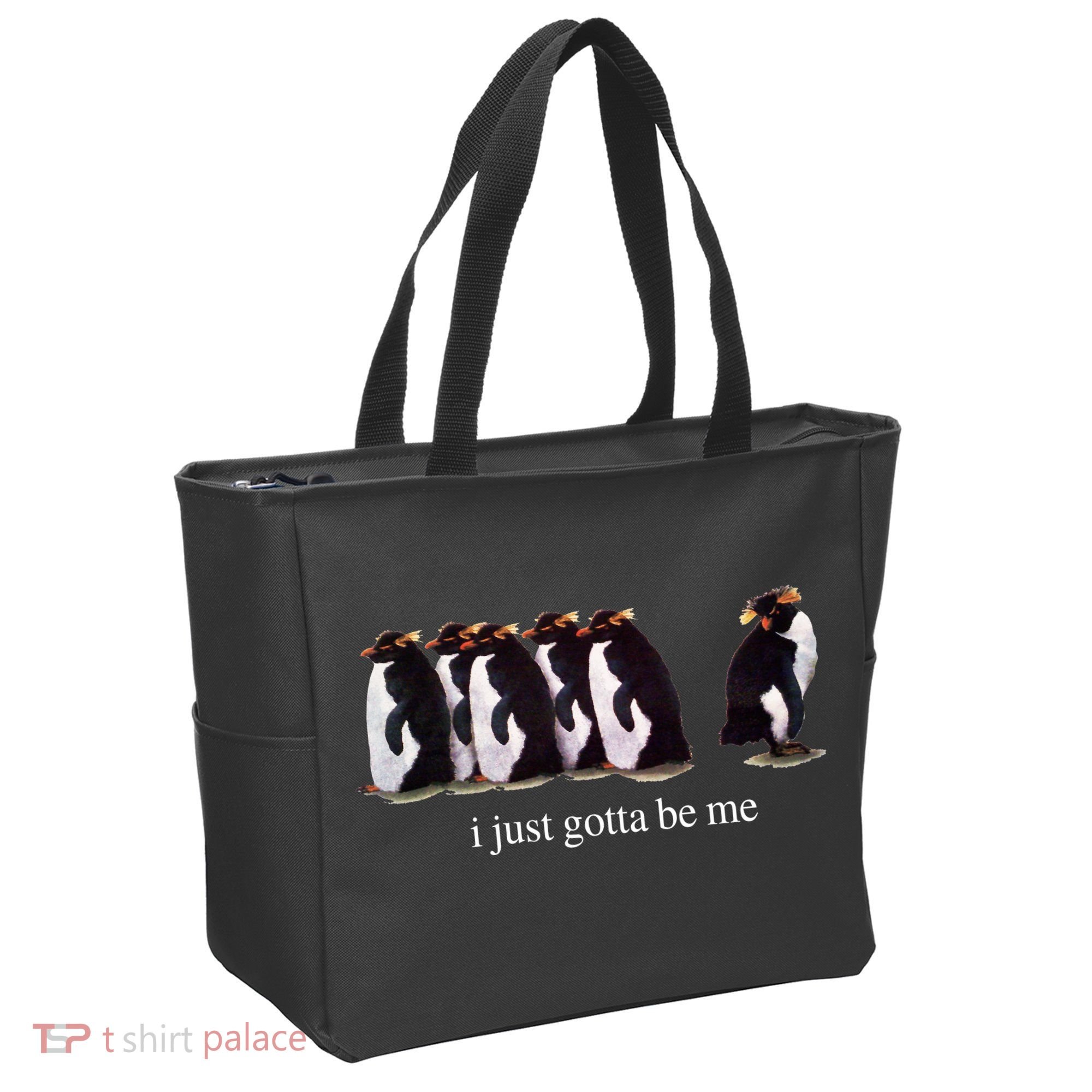 I Just Gotta Be Me Penguin Tote Bag