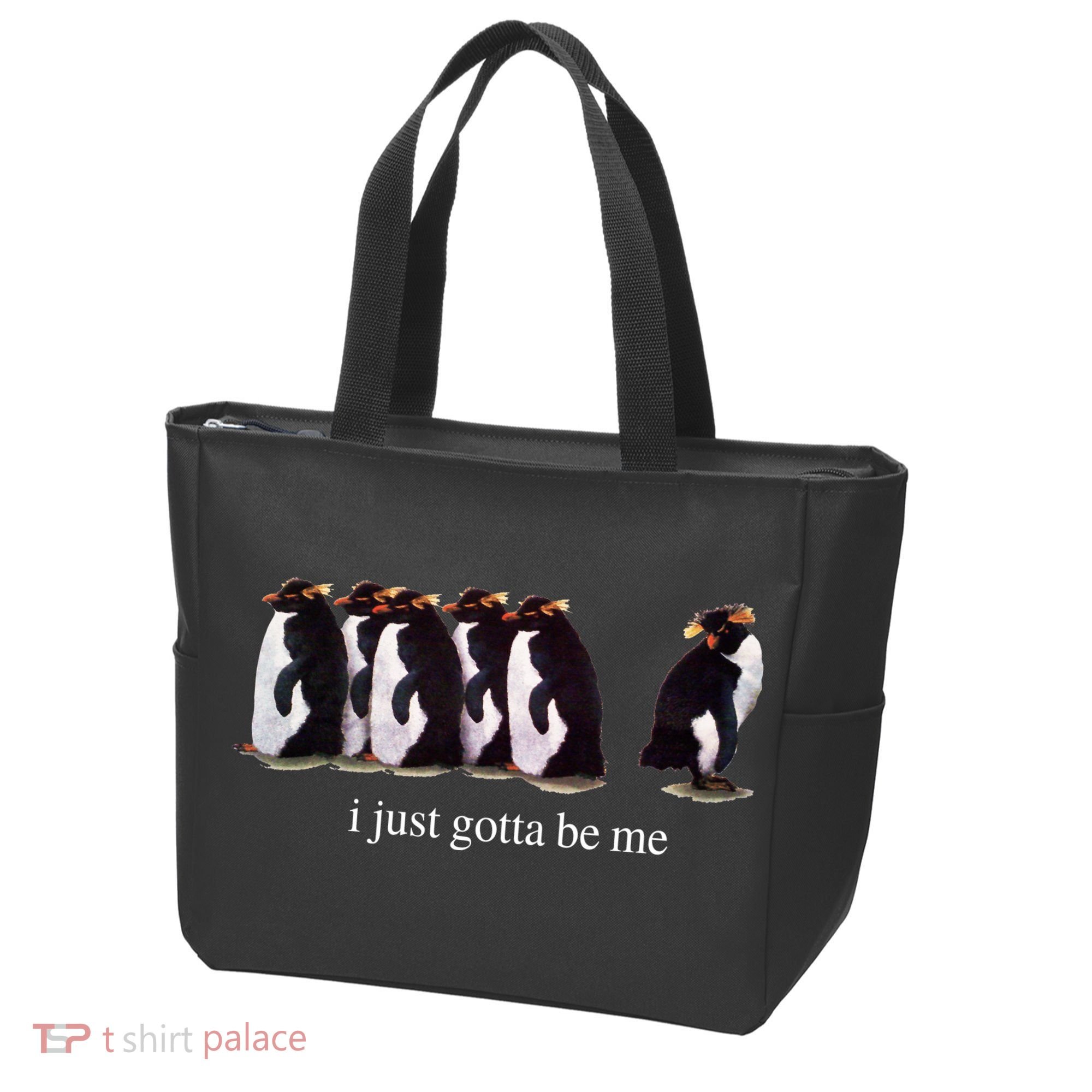 I Just Gotta Be Me Penguin Tote Bag