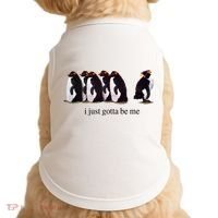I Just Gotta Be Me Penguin Doggie Tank thumb 0