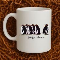 I Just Gotta Be Me Penguin Coffee Mug thumb 2