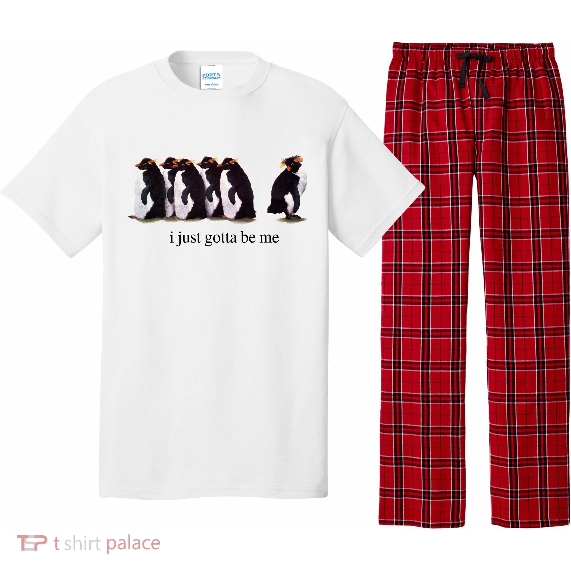 I Just Gotta Be Me Penguin Pajama Set