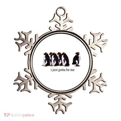 I Just Gotta Be Me Penguin Ornament