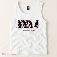 I Just Gotta Be Me Penguin Tank Top thumb 2
