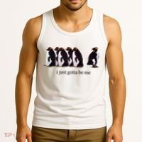 I Just Gotta Be Me Penguin Tank Top thumb 3