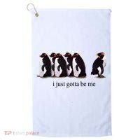 I Just Gotta Be Me Penguin Golf Towel thumb 0