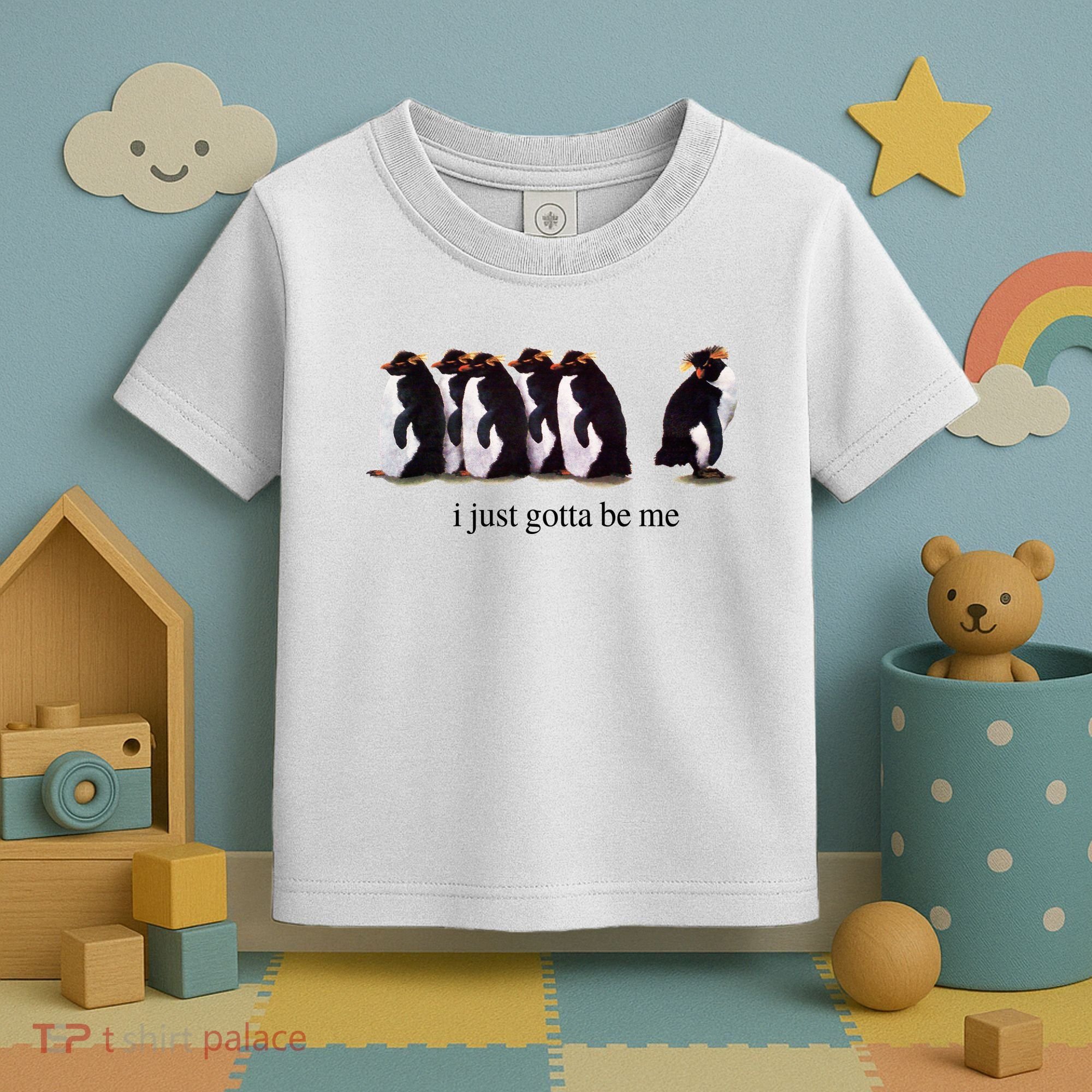I Just Gotta Be Me Penguin Toddler T-Shirt