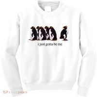 I Just Gotta Be Me Penguin Kids Sweatshirt thumb 0