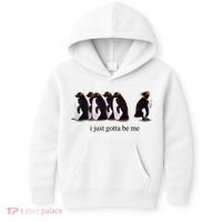 I Just Gotta Be Me Penguin Kids Hoodie thumb 0
