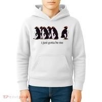 I Just Gotta Be Me Penguin Kids Hoodie thumb 4