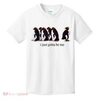 I Just Gotta Be Me Penguin Kids T-Shirt thumb 0
