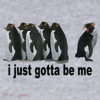 I Just Gotta Be Me Penguin Funny Gift Women's Sweatshirt thumb 2
