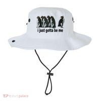 I Just Gotta Be Me Penguin Funny Gift Bucket Hat thumb 0