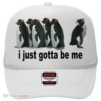 I Just Gotta Be Me Penguin Funny Gift Hat