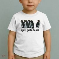 I Just Gotta Be Me Penguin Funny Gift Toddler T-Shirt thumb 2