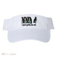 I Just Gotta Be Me Penguin Funny Gift Visor thumb 0