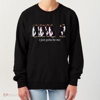 I Just Gotta Be Me Penguin Funny Tv Show Women's Sweatshirt thumb 0