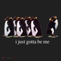 I Just Gotta Be Me Penguin Funny Tv Show Women's Sweatshirt thumb 2