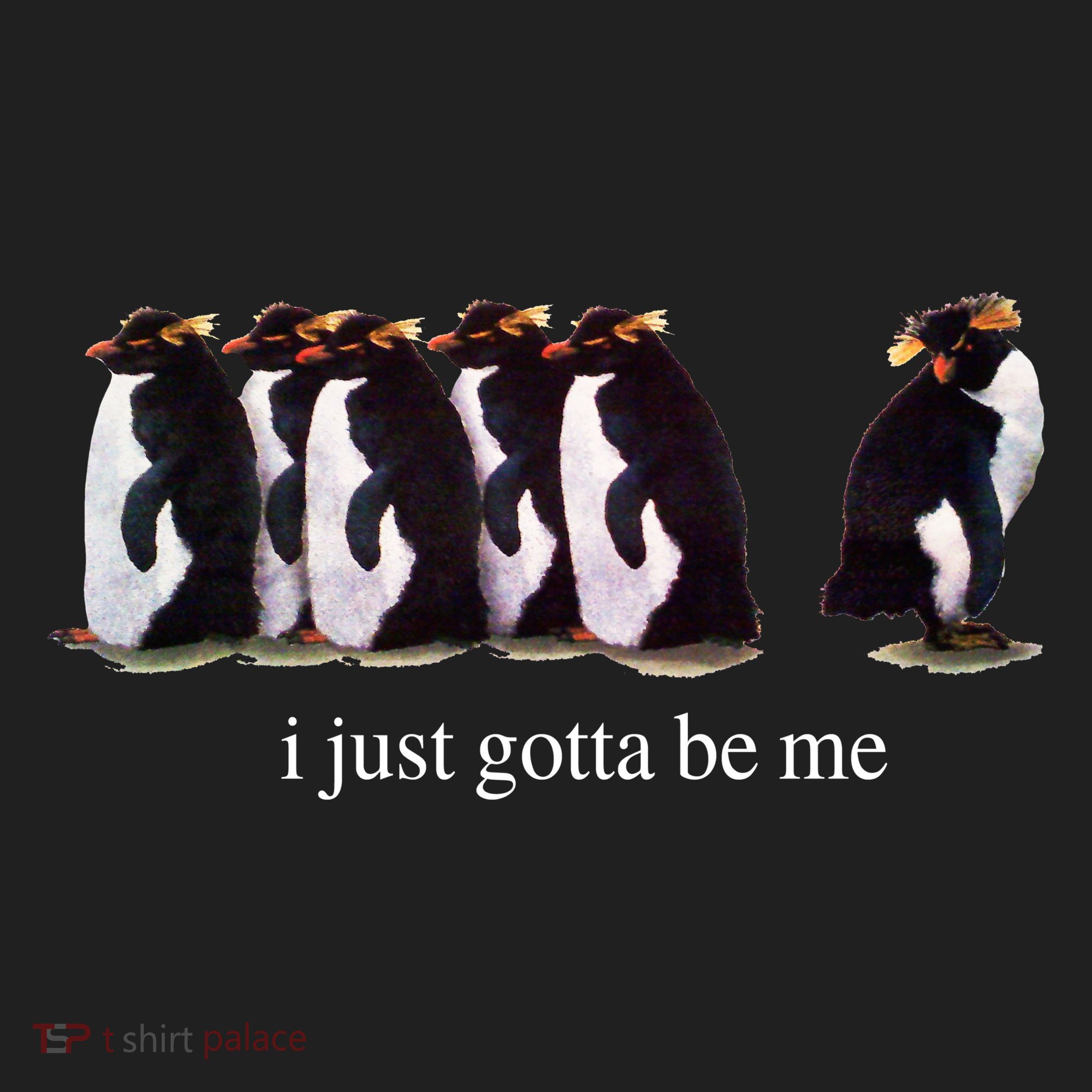 I Just Gotta Be Me Penguin Funny Tv Show Beanie