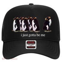 I Just Gotta Be Me Penguin Funny Tv Show Hat thumb 0